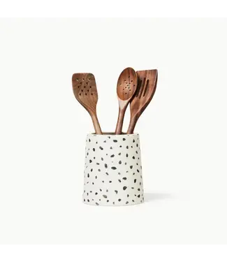Franca Utensil Speckled Crock
