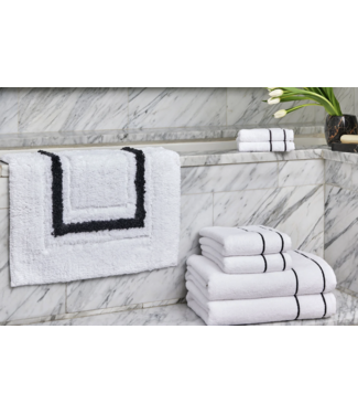Kassatex Framed Stripe Rug 20" x 32"-available in 2 colors