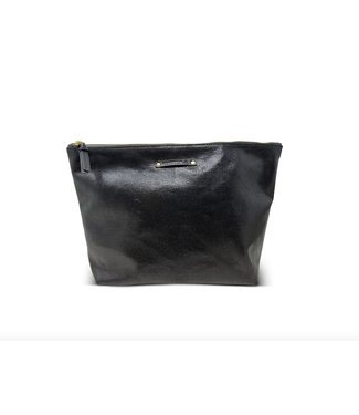 Slick Black Oversized Pouch