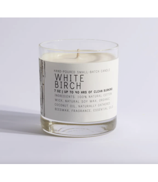 Just Bee White Birch Soy Candle