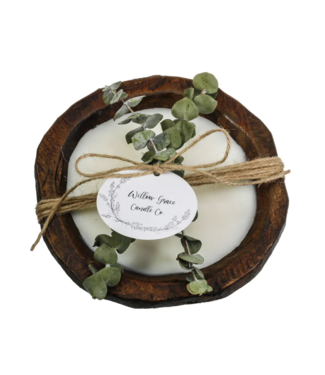 Willow Grace Candle Co Mini Round Soy Candle-Lavender
