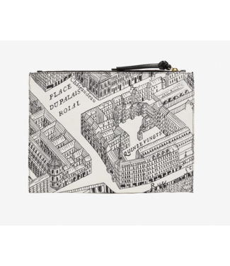 Inoui Editions Louvre Black Cotton Pouch