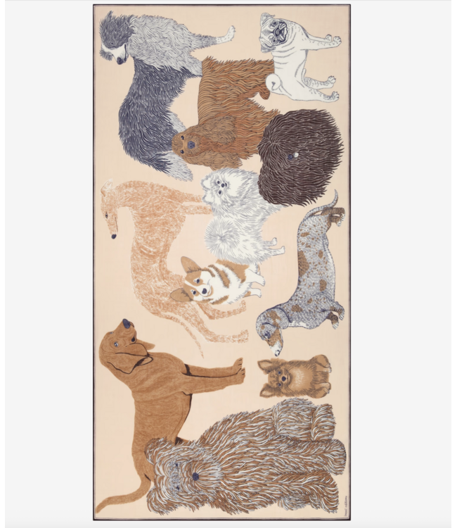 Toutou (Doggie) Wool Scarf-available in 2 colors