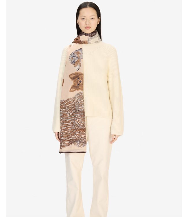 Toutou (Doggie) Wool Scarf-available in 2 colors