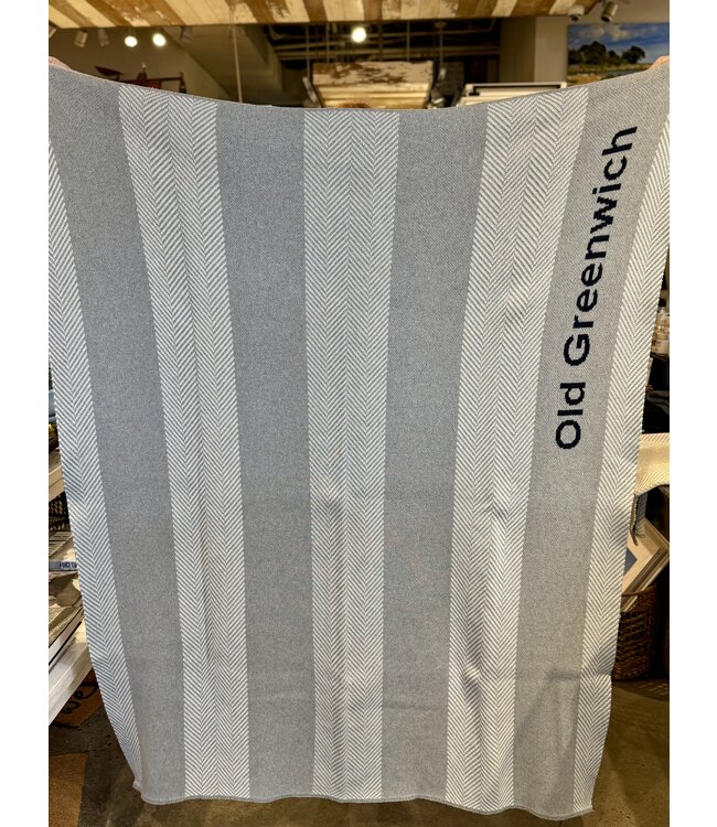 OG Herringbone Stripe Cotton Blanket-available in 2 colors