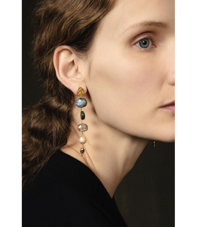 Multi Stone Earrings