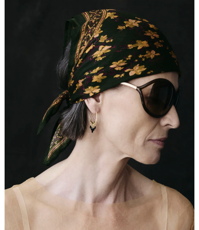 Black Spinel Earrings