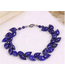 Lapis Leaf Bracelet