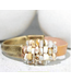 Opal Cuff with Silver-(shown in gold)