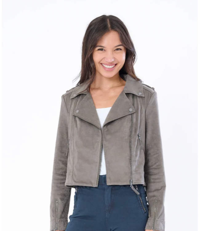 Loras Faux Biker Jacket