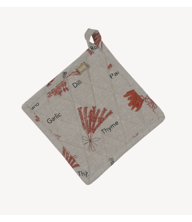 Cotton Pot Holder/Trivet-Cinnamon