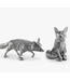 Vagabond Pewter Foxes Salt and Pepper