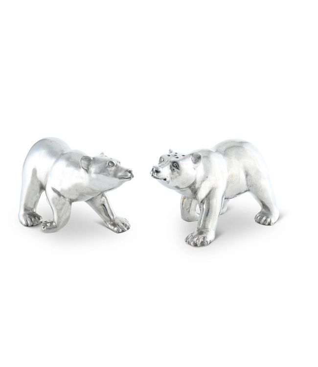 Polar Bear Pewter Salt and Pepper Shakers