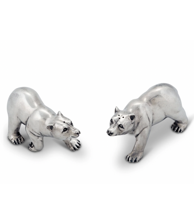 Polar Bear Pewter Salt and Pepper Shakers