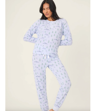 Ski Mountain Dreams Pajama Set