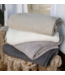 Lite Ribbed Throw-Pewter