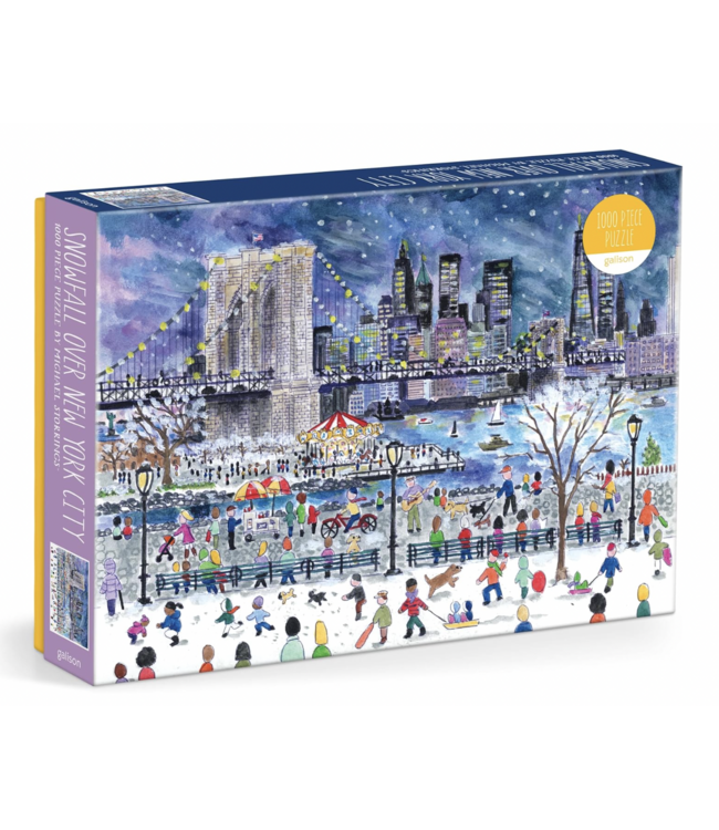 Michael Storrings Snowfall NYC Puzzle-1000pcs