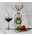 Arte Italica Linen Wreath Wine Bag