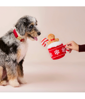 Holiday Hot Cocoa Interactive Snuffle Dog Toy