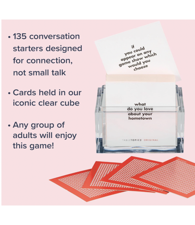 TableTopics Card Game-choose from 6 topics