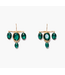 Caroline Emerald Crystal Earrings