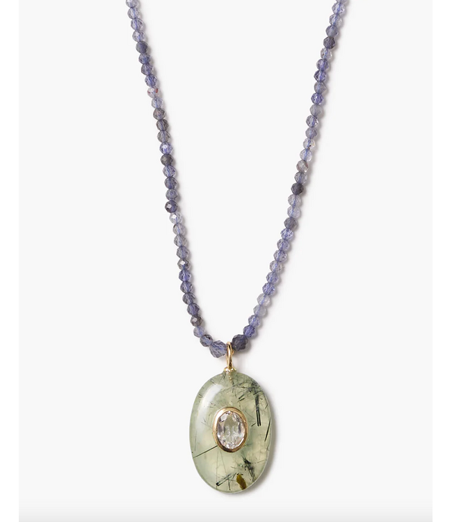 Chan Luu Seed Prehnite Necklace