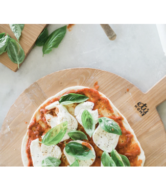 Small Round Pine Charcuterie Board