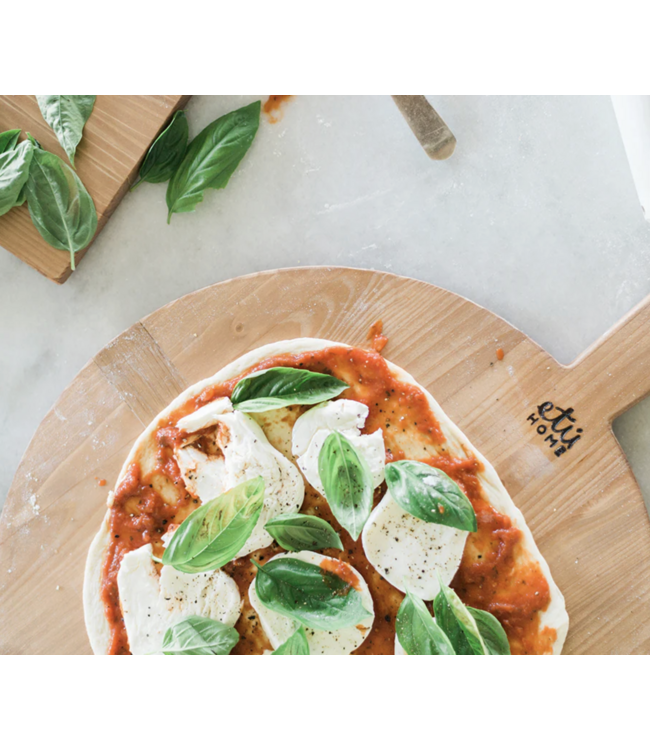 Small Round Pine Charcuterie Board