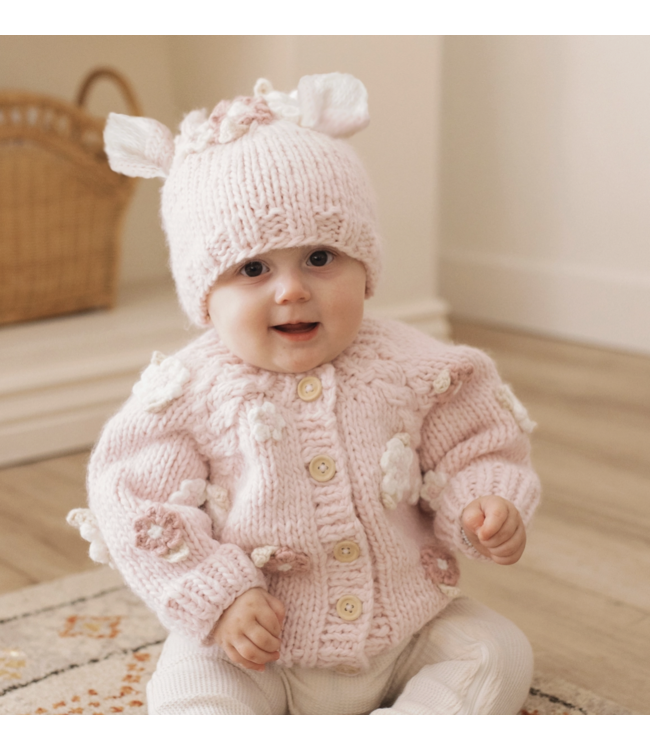 Flower Cardigan Blush