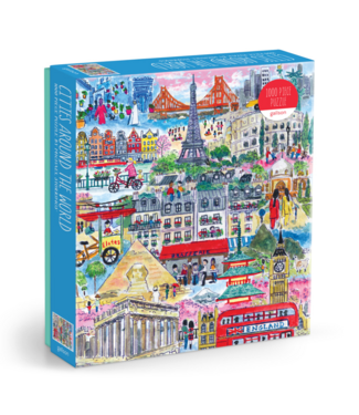 Galison Michael Storrings 1000 pc Cities Around the World Puzzle