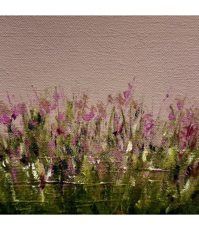 Patti Kane "Blooming Heather"Painting