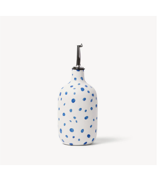 Franca Franca Oil/Vinegar Cobalt Speckled Cruet, Short