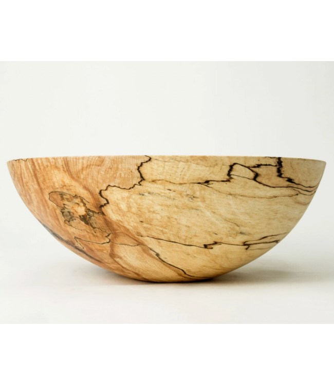 Spalted Maple Oval 18" Bowl
