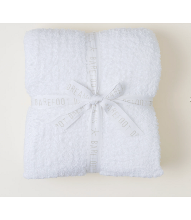 Cozy Chic Ribbed Throw  - White