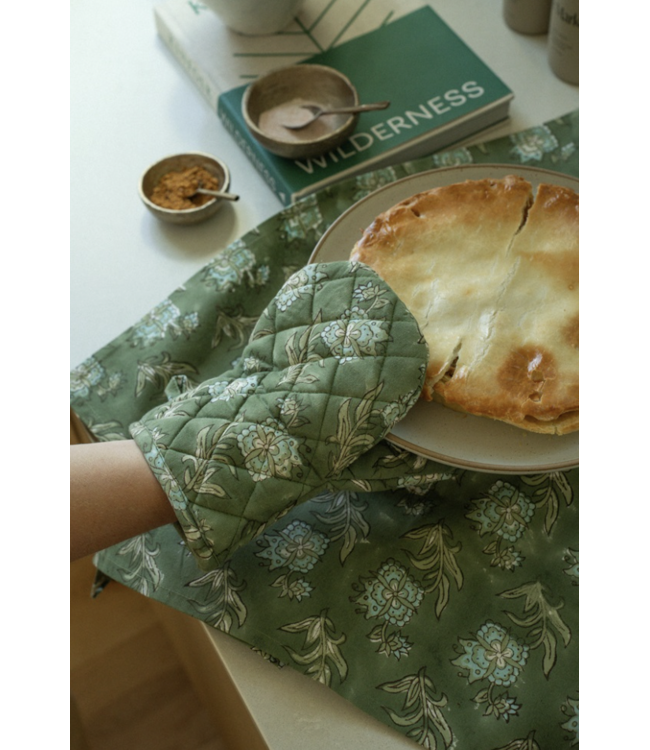 Cotton Oven Mitt-available in 3 prints