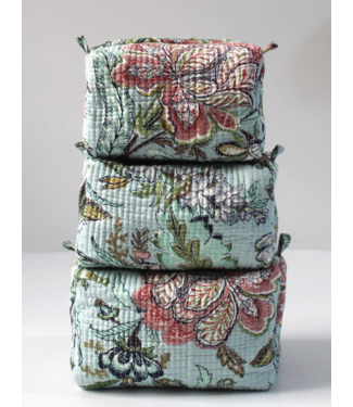 Ayras World Printed Cotton Makeup Bag-available in 6 patterns