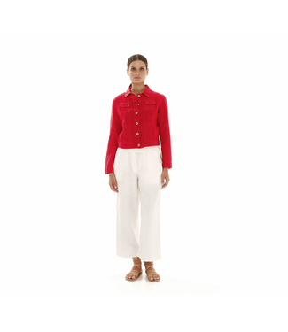 Haris Cotton Linen Jacket-available in beachwood and white(see images)