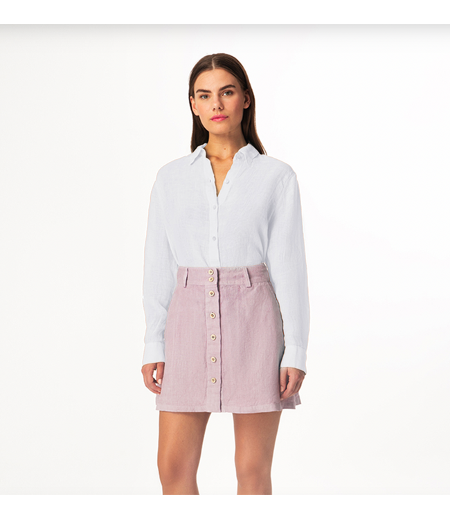 Linen Gauze Shirt-White