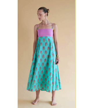 Neve & Noor Emilia Spaghetti Strap Dress-available in 2 prints