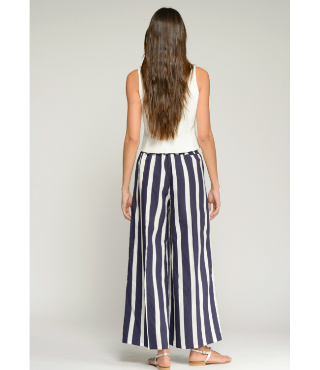 Navy Stripe Pant