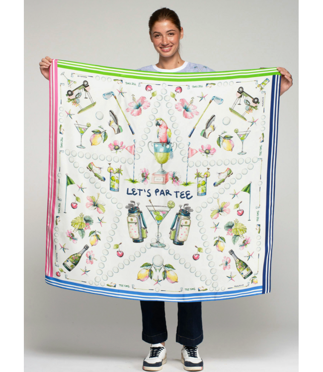 Silk Golf Scarf