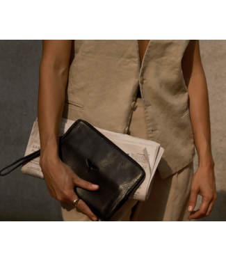 Leather Pouch Wallet-available in 2 colors