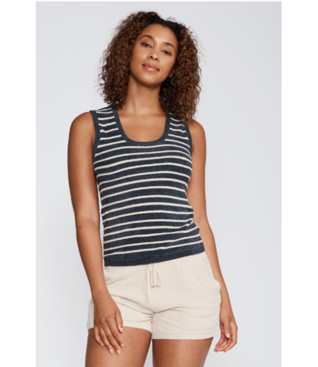 Indigo Stripe Tank