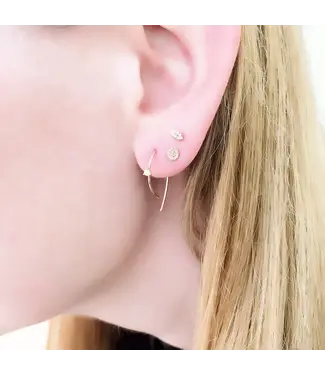 Souli Petite Whisper Diamond Hoops