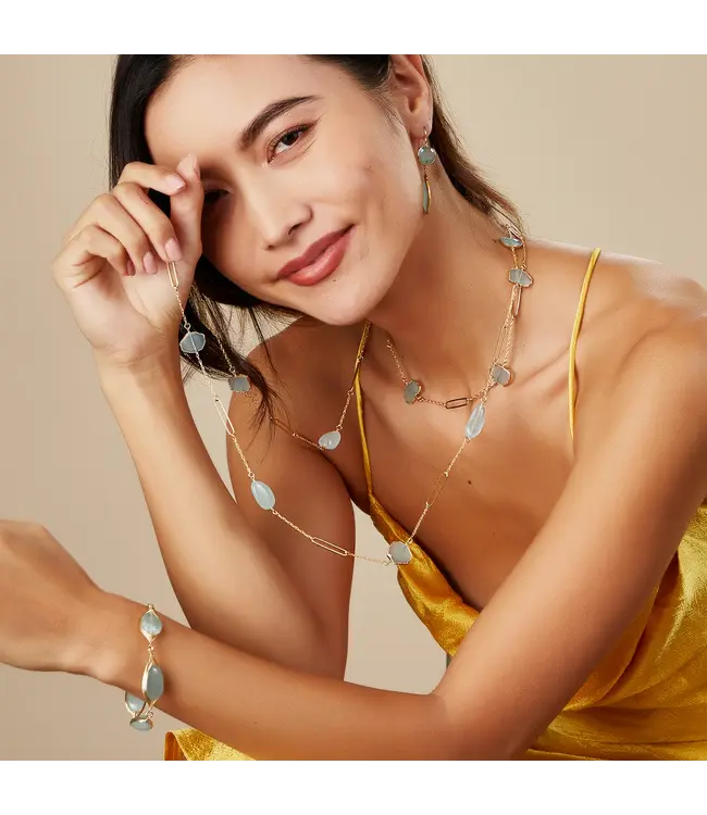 Alexa Chalcedony Earrings