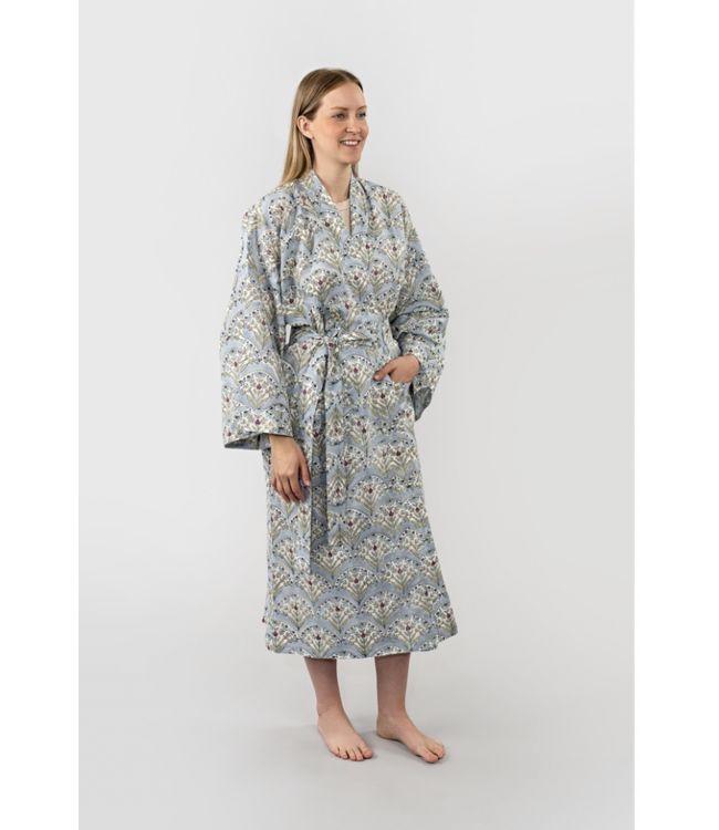Block Print Cotton Kimono-available in 3 patterns