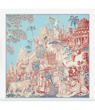 Inoui Editions Square Piranesi Scarf-Turqouise