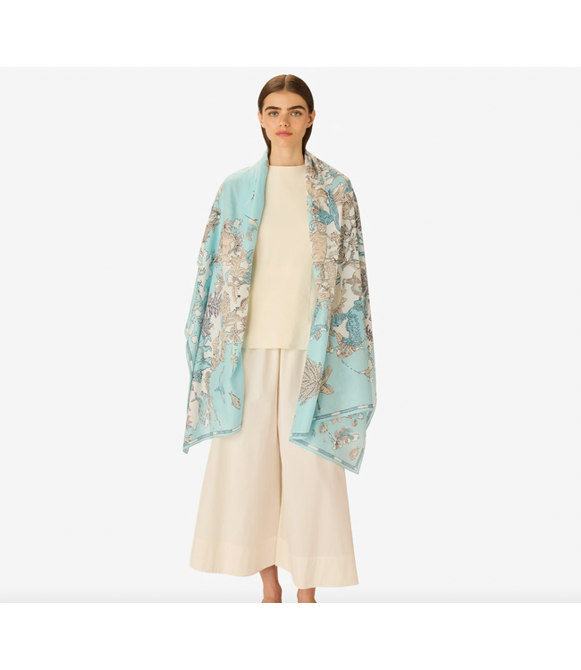 Atlas Cotton/Silk Scarf-available in 2 colors