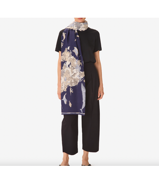 Inoui Editions Atlas Cotton/Silk Scarf-available in 2 colors