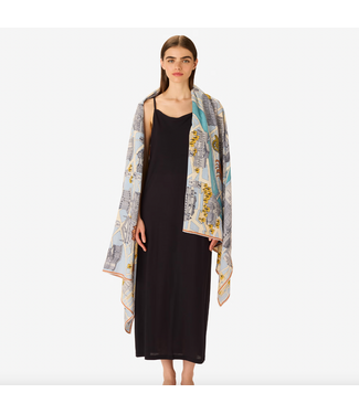 Inoui Editions Rome Cotton/Silk Scarf-available in 2 colors